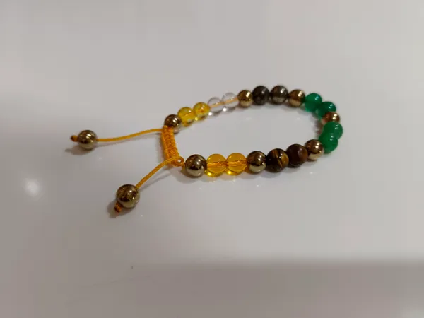 Multicolor_Beaded_Adjustable_Bracelet_with_Yellow_String