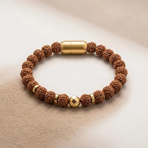 Rudraksha_Beaded_Bracelet_with_Golden_Accents