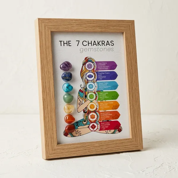 7_Chakra_Gemstones_Framed_Wall_Art_With_Natural_Healing_Stones