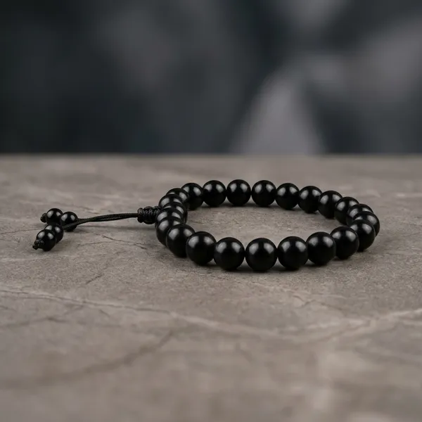 Black_Beaded_Adjustable_Bracelet