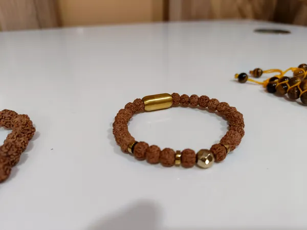 Rudraksha_Beaded_Bracelet_with_Golden_Accents