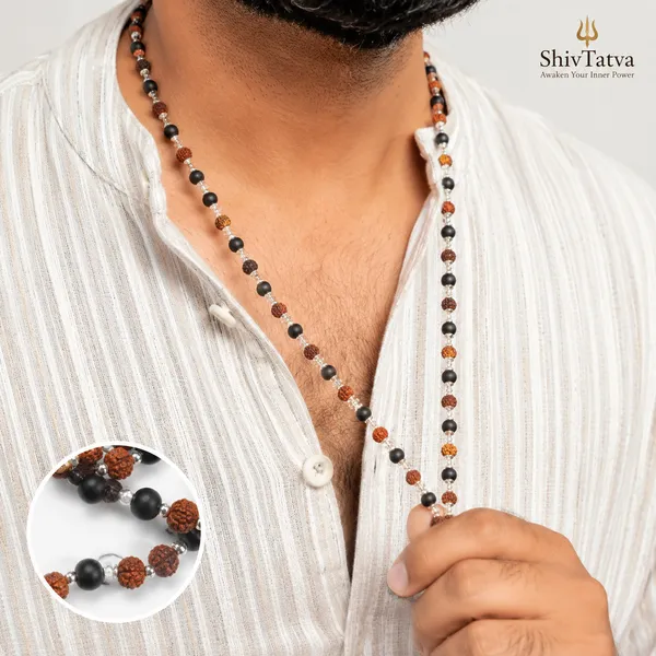 Rudraksha_Black_Beads_Spiritual_Mala_with_Gold_Spacers