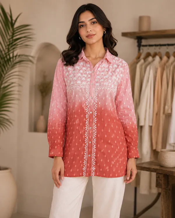 Pink_Ombre_Embroidered_Straight_Kurta_For_Women