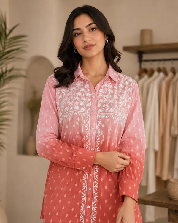 Pink_Ombre_Embroidered_Straight_Kurta_For_Women