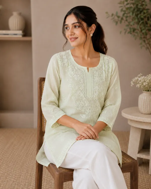 Mint_Green_Embroidered_Straight_Kurta_For_Women