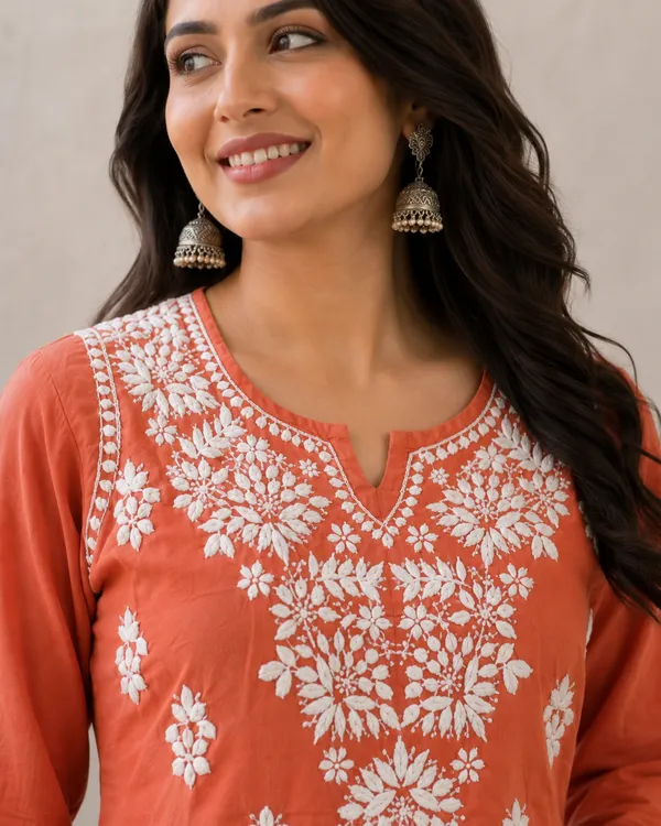 Coral_Embroidered_Short_Kurta_For_Women