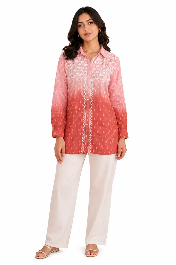 Pink_Ombre_Embroidered_Straight_Kurta_For_Women