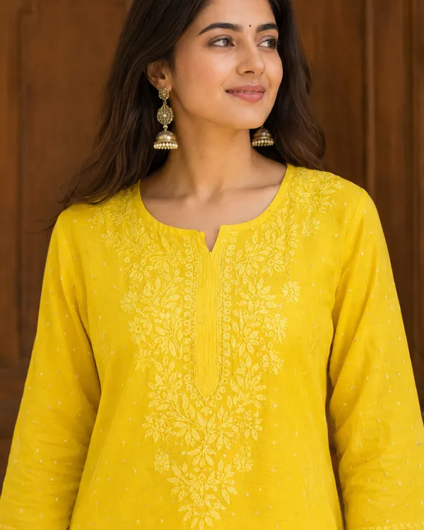 Yellow_Cotton_Embroidered_Kurta_Palazzo_Set_For_Women