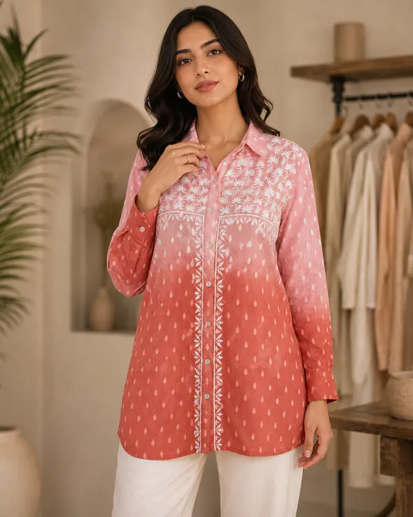 Pink_Ombre_Embroidered_Straight_Kurta_For_Women