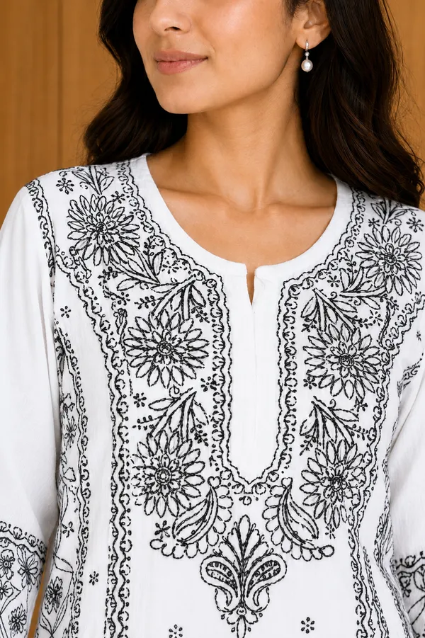 White_Printed_Straight_Kurta_Palazzo_Set_For_Women