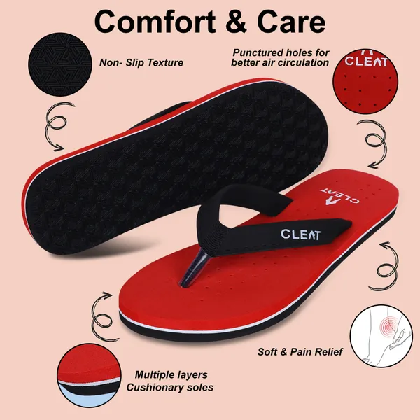 Cleat_Women�S_Comfortable_Health_Flip_Flops_Soft_Anti_Slip_Slippers_With_Breathable_Holes_For_Daily_Wear