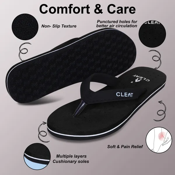Cleat_Women�S_Comfortable_Health_Flip_Flops_Soft_Anti_Slip_Slippers_With_Breathable_Holes_For_Daily_Wear