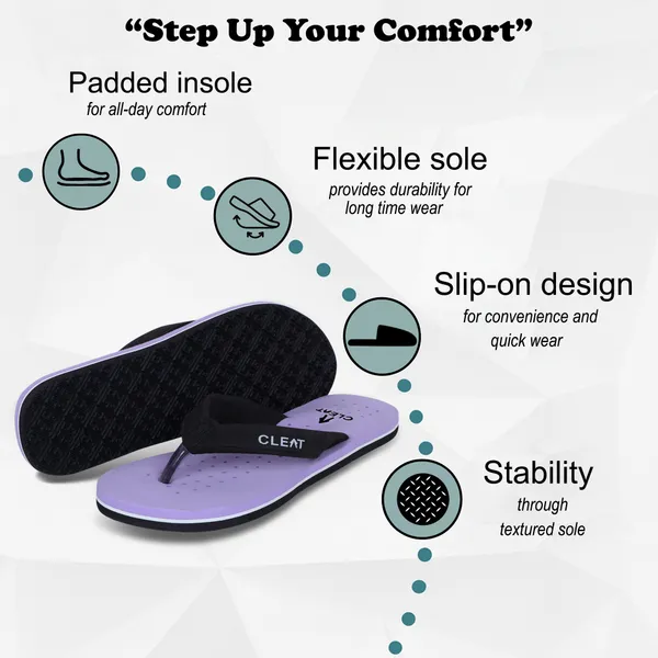 Cleat_Women�S_Comfortable_Health_Flip_Flops_Soft_Anti_Slip_Slippers_With_Breathable_Holes_For_Daily_Wear