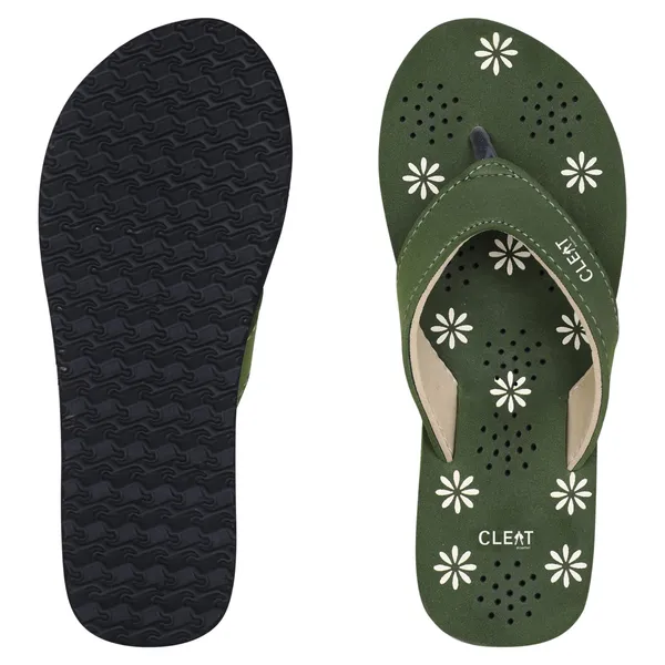 Cleat_Women�S_Comfortable_Breathable_Soft_Pu_Slippers_Stylish_Lightweight_Daily_Wear_Flats_For_Ladies_Durable_Non_Slip_Casual_Footwear_For_Home_&_Outdoor_Use