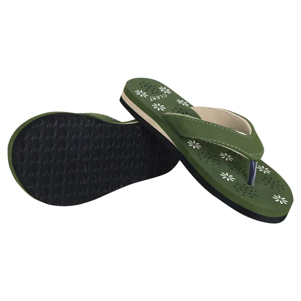 Cleat_Women�S_Comfortable_Breathable_Soft_Pu_Slippers_Stylish_Lightweight_Daily_Wear_Flats_For_Ladies_Durable_Non_Slip_Casual_Footwear_For_Home_&_Outdoor_Use