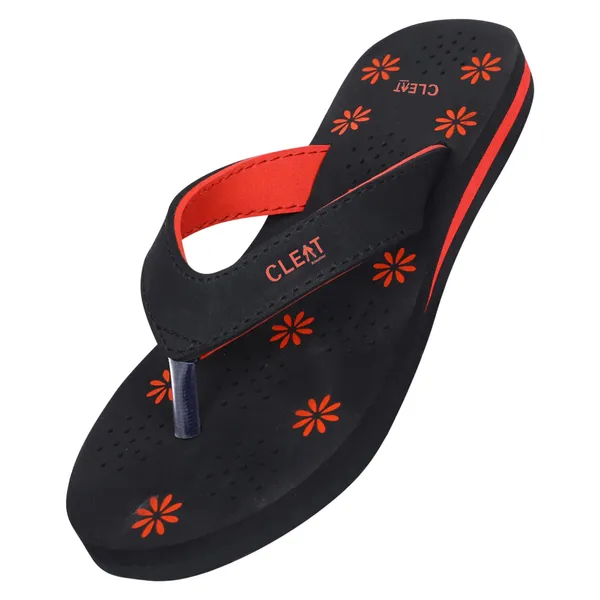 Cleat_Women�S_Comfortable_Breathable_Soft_Pu_Slippers_Stylish_Lightweight_Daily_Wear_Flats_For_Ladies_Durable_Non_Slip_Casual_Footwear_For_Home_&_Outdoor_Use