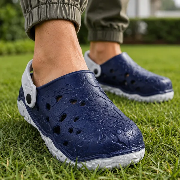 CLEAT_Men's_Lightweight_EVA_Clogs_|_Comfortable_Slip-On_Garden_Clogs_with_Adjustable_Back_Strap_|_Breathable,_Water-Resistant,_Anti-Slip_Casual_Comfort_Footwear