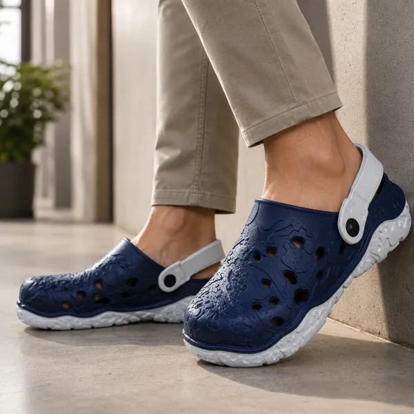 CLEAT_Men's_Lightweight_EVA_Clogs_|_Comfortable_Slip-On_Garden_Clogs_with_Adjustable_Back_Strap_|_Breathable,_Water-Resistant,_Anti-Slip_Casual_Comfort_Footwear