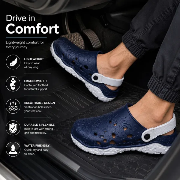 CLEAT_Men's_Lightweight_EVA_Clogs_|_Comfortable_Slip-On_Garden_Clogs_with_Adjustable_Back_Strap_|_Breathable,_Water-Resistant,_Anti-Slip_Casual_Comfort_Footwear
