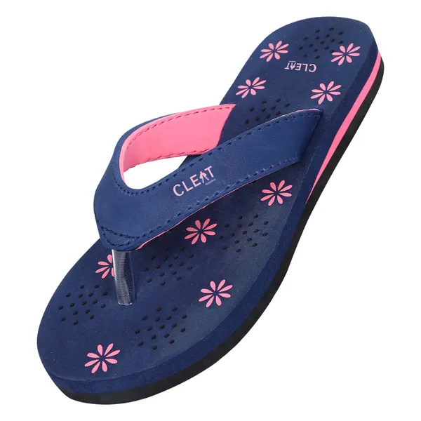 Cleat_Women�S_Comfortable_Breathable_Soft_Pu_Slippers_Stylish_Lightweight_Daily_Wear_Flats_For_Ladies_Durable_Non_Slip_Casual_Footwear_For_Home_&_Outdoor_Use