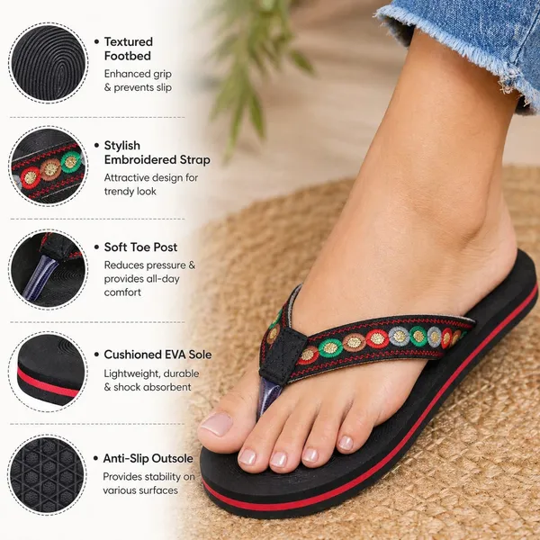 Cleat_Women_Fashion_Flip_Flops_Comfortable_Cushioned_Slippers_Anti_Skid_Sole_Lightweight_Design
