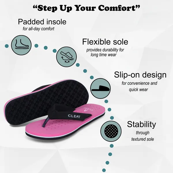Cleat_Women�S_Comfortable_Health_Flip_Flops_Soft_Anti_Slip_Slippers_With_Breathable_Holes_For_Daily_Wear
