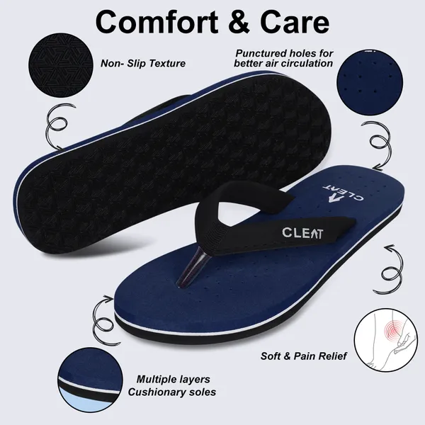 Cleat_Women�S_Comfortable_Health_Flip_Flops_Soft_Anti_Slip_Slippers_With_Breathable_Holes_For_Daily_Wear