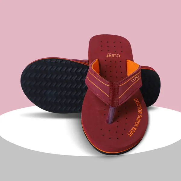 Cleat_Doctor_Super_Soft_Orthopaedic_Women�S_Slippers_Comfortable_Daily_Wear_Flip_Flops_With_Acupressure_Footbed_Anti_Slip_Sole_&_Pain_Relief_Support