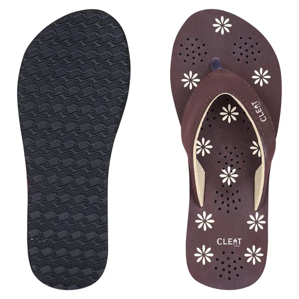 Cleat_Women�S_Comfortable_Breathable_Soft_Pu_Slippers_Stylish_Lightweight_Daily_Wear_Flats_For_Ladies_Durable_Non_Slip_Casual_Footwear_For_Home_&_Outdoor_Use