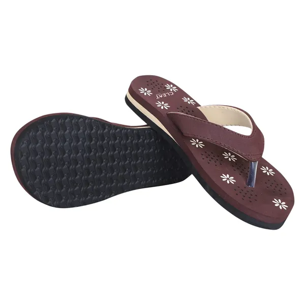 Cleat_Women�S_Comfortable_Breathable_Soft_Pu_Slippers_Stylish_Lightweight_Daily_Wear_Flats_For_Ladies_Durable_Non_Slip_Casual_Footwear_For_Home_&_Outdoor_Use