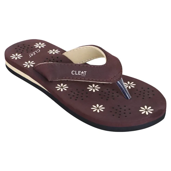 Cleat_Women�S_Comfortable_Breathable_Soft_Pu_Slippers_Stylish_Lightweight_Daily_Wear_Flats_For_Ladies_Durable_Non_Slip_Casual_Footwear_For_Home_&_Outdoor_Use