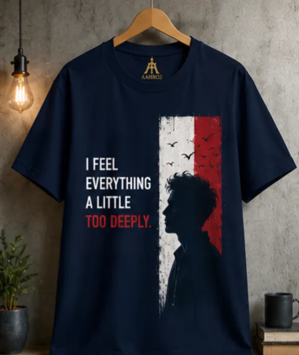 Navy_Cotton_Printed_Round_Neck_T-Shirt_For_Unisex