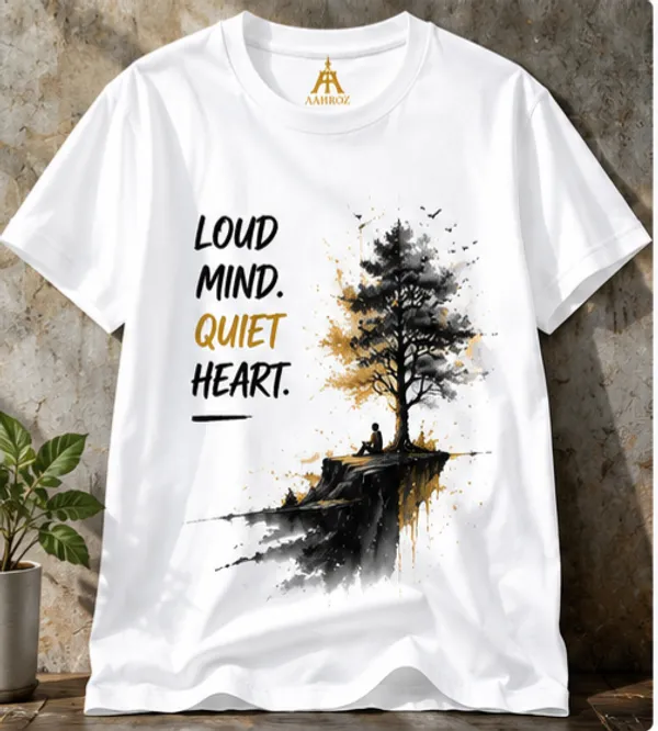 White_Cotton_Round_Neck_Printed_T-Shirt_For_Unisex