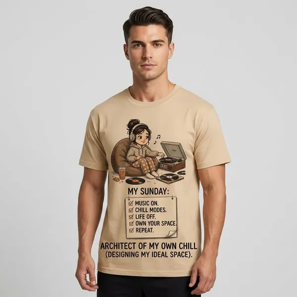 Beige_Cotton_Round_Neck_Graphic_Print_T-Shirt_For_Unisex
