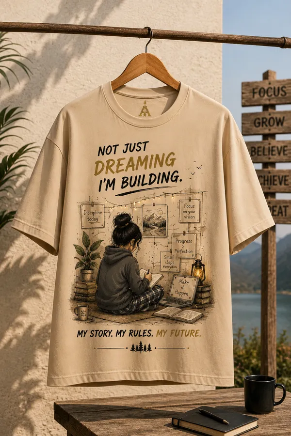 Beige_Cotton_Oversized_Graphic_Print_T-Shirt_For_Unisex