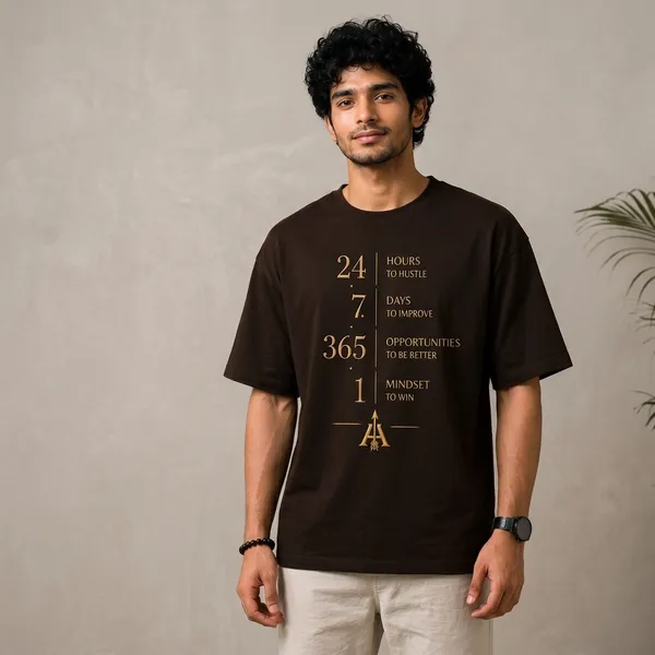 Brown_Cotton_Oversized_Graphic_Print_T-Shirt_For_Men
