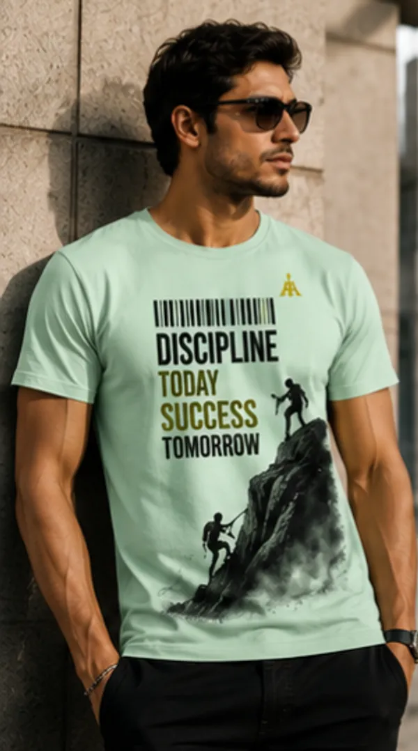 Sea_Green_Cotton_Regular_Fit_Printed_Crew_Neck_T-Shirt_For_Men