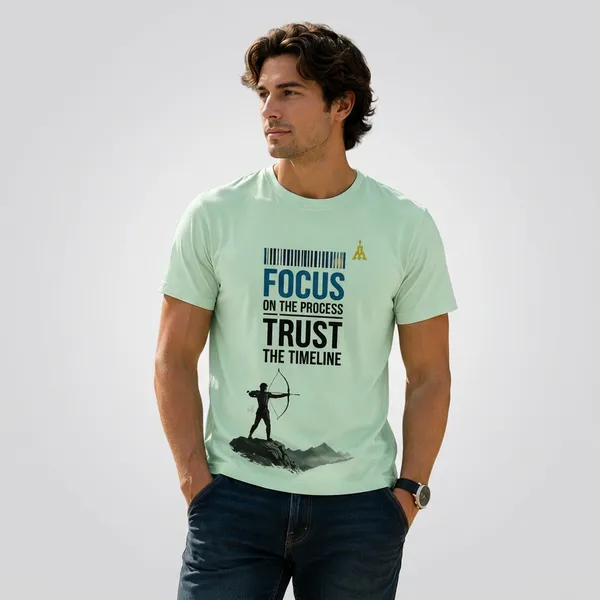 Sea_Green_Cotton_Round_Neck_Printed_T-Shirt_For_Men