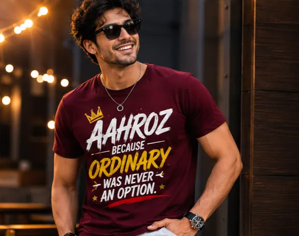 Maroon_Cotton_Printed_Crew_Neck_T-Shirt_For_Men