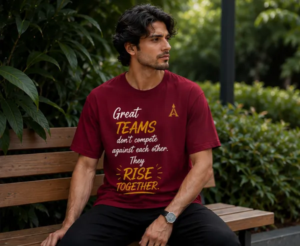 Maroon_Cotton_Round_Neck_Printed_T-Shirt_For_Men