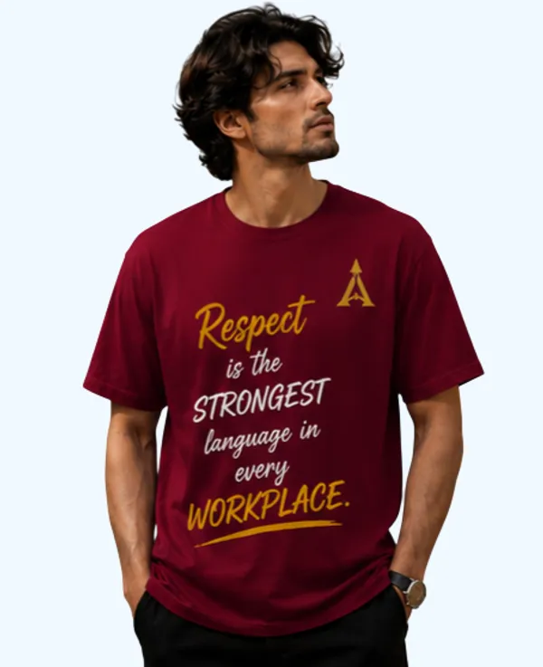 Maroon_Cotton_Round_Neck_Printed_T-Shirt_For_Men