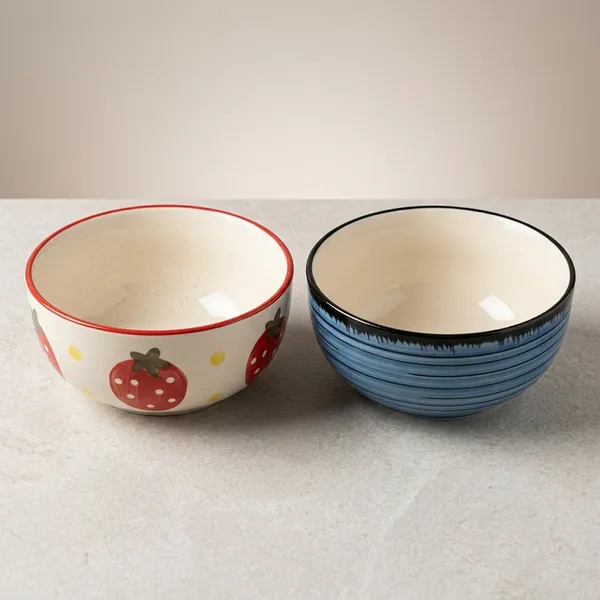 White_And_Green_Premium_Porcelain_Bowl_For_Kitchen_Pack_Of_2