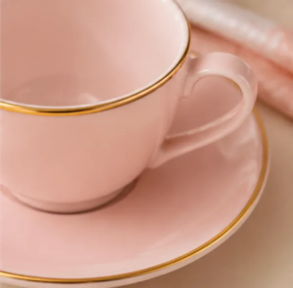Luxury_Pink_Tea_Cup_&_Saucer_Set_of_6_|_Premium_Porcelain_Coffee_Mug_Set_with_Gold_Trim_|_Elegant_Drinkware_for_Tea,_Coffee,_Espresso_&_Cappuccino
