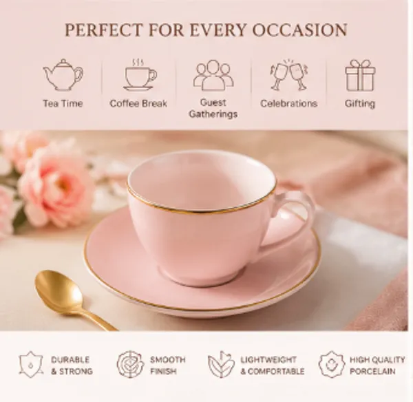 Luxury_Pink_Tea_Cup_&_Saucer_Set_of_6_|_Premium_Porcelain_Coffee_Mug_Set_with_Gold_Trim_|_Elegant_Drinkware_for_Tea,_Coffee,_Espresso_&_Cappuccino