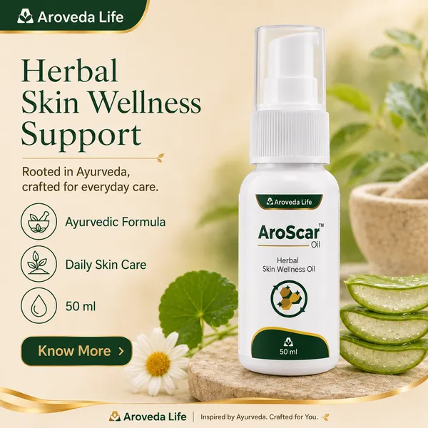 Aroscar_|_Ayurvedic_Skin_Scar_&_Marks_Care_|_50Ml_Oil