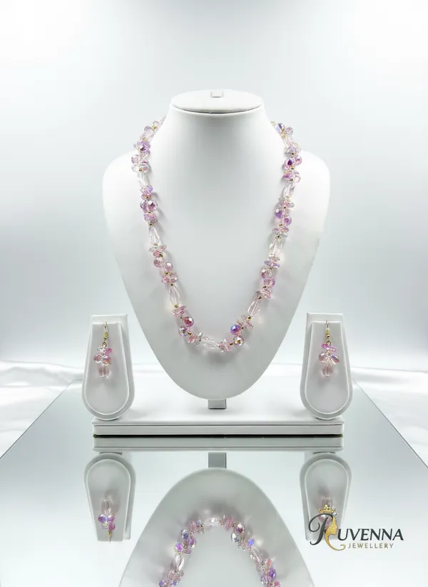 Crystal_Necklace_Earring_Set_Pleasing_Pink