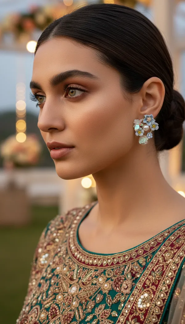 Floral_Bouquet_Earrings_Orange