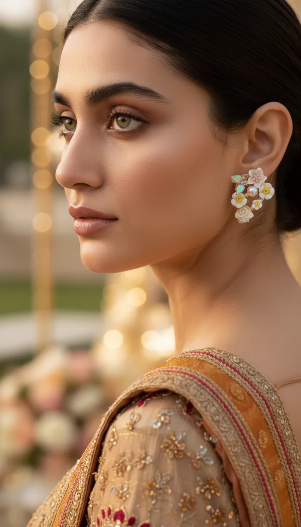 Floral_Bouquet_Earrings_Orange