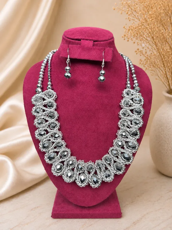 Crystal_Statement_Necklace_Silver