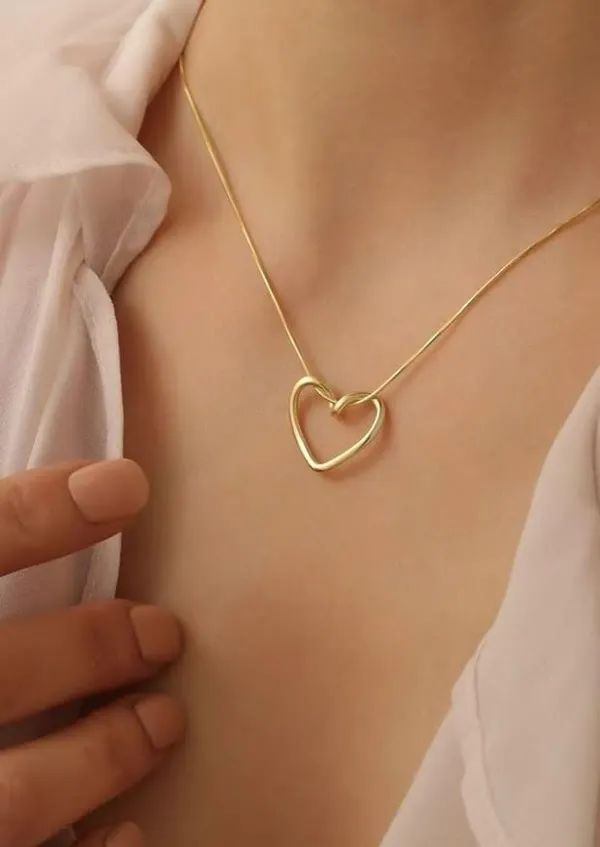 Bow_Necklace_and_Heart_necklace_pack_of_2